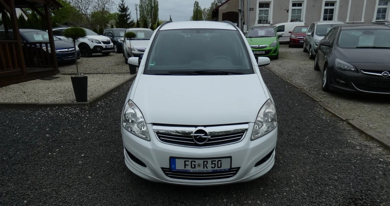 Opel Zafira cena 25700 przebieg: 153000, rok produkcji 2010 z Złotów małe 667